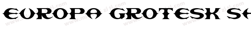 Europa Grotesk SH Extd字体转换